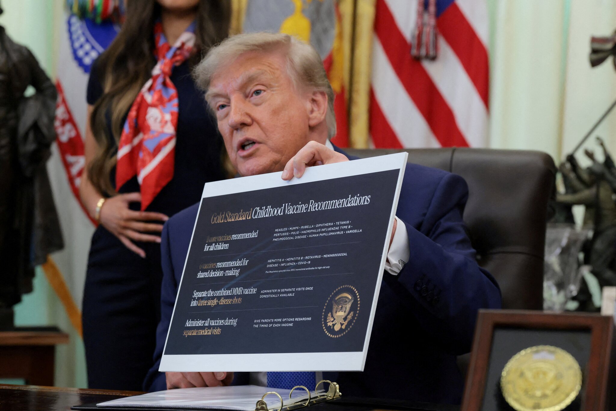 News Wrap: Trump signs order calling for MMR vaccine split into 3 shots