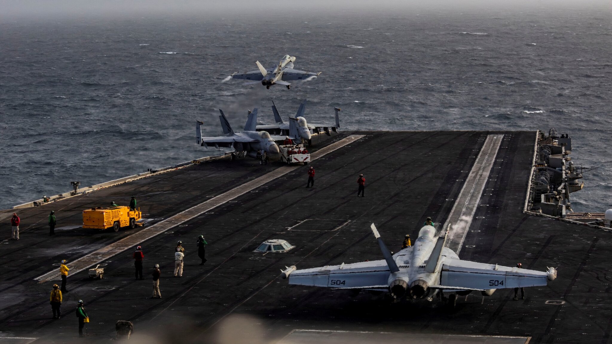 Trump dismisses concerns over conditions on long-deployed USS Abraham Lincoln