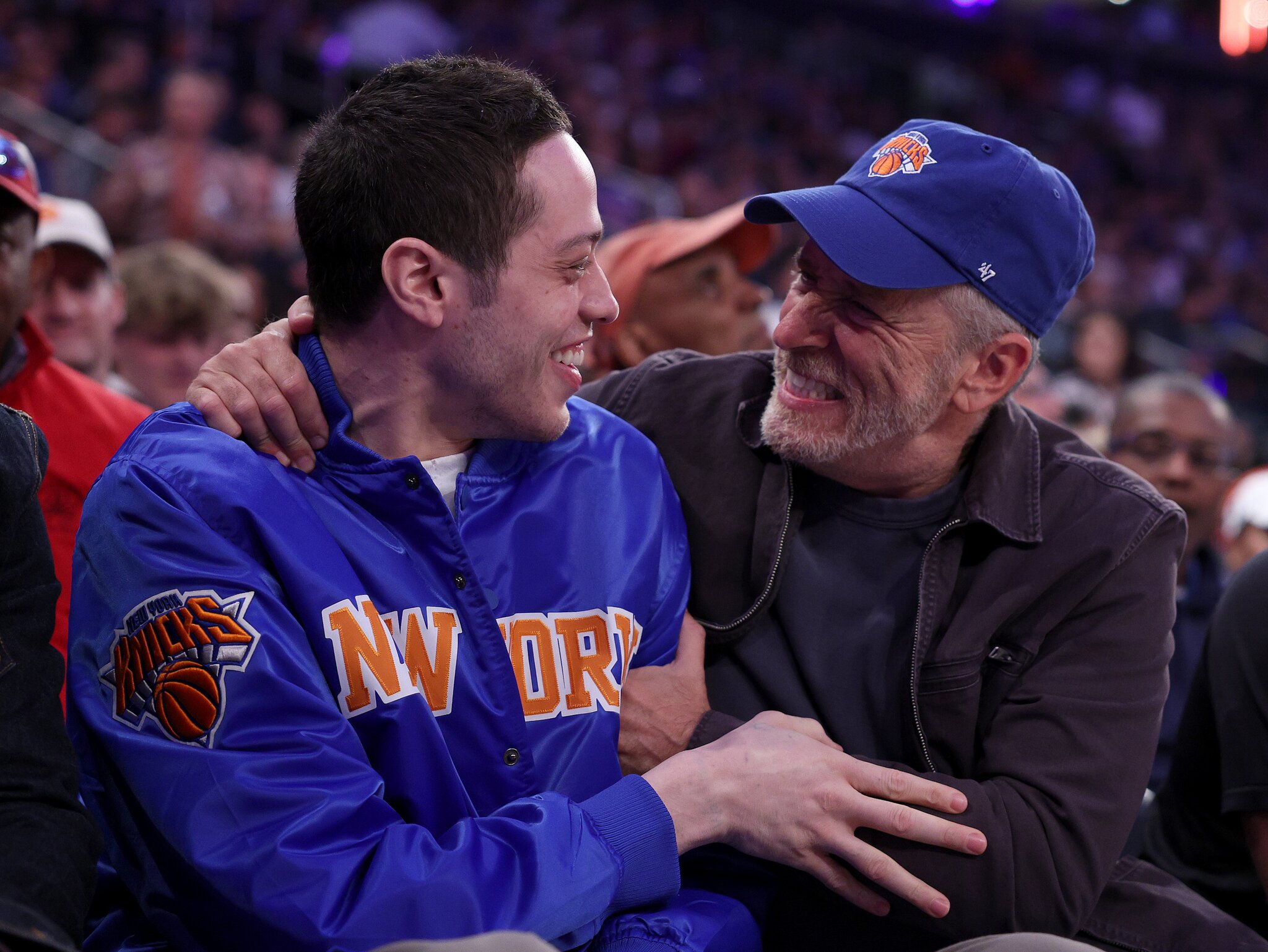 Jon Stewart & Pete Davidson Reunite For 9/11 Charity Benefit At Madison Square Garden