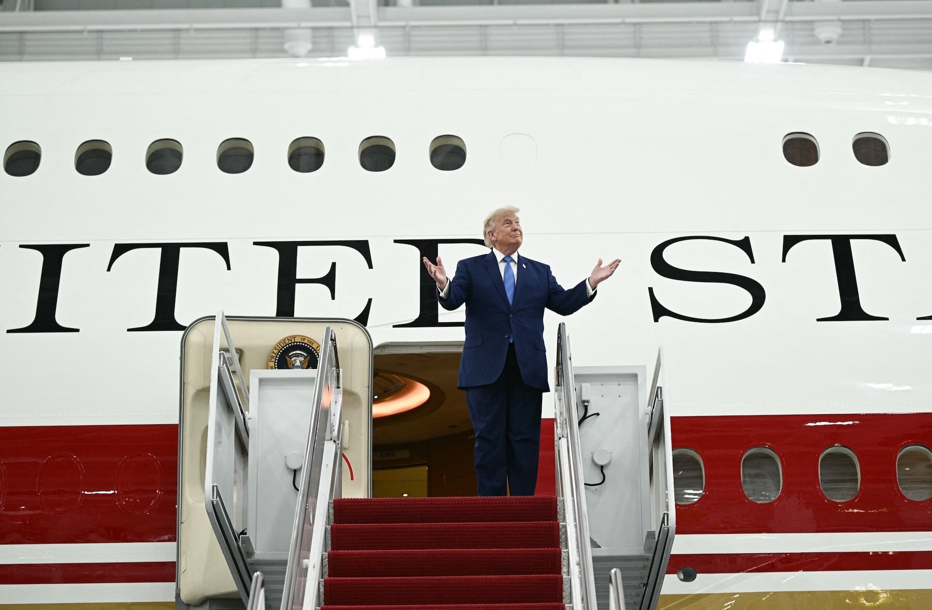 Questions I Have After Learning That Trump Was Allegedly Smuggled Out of Air Force One in a Catering Box