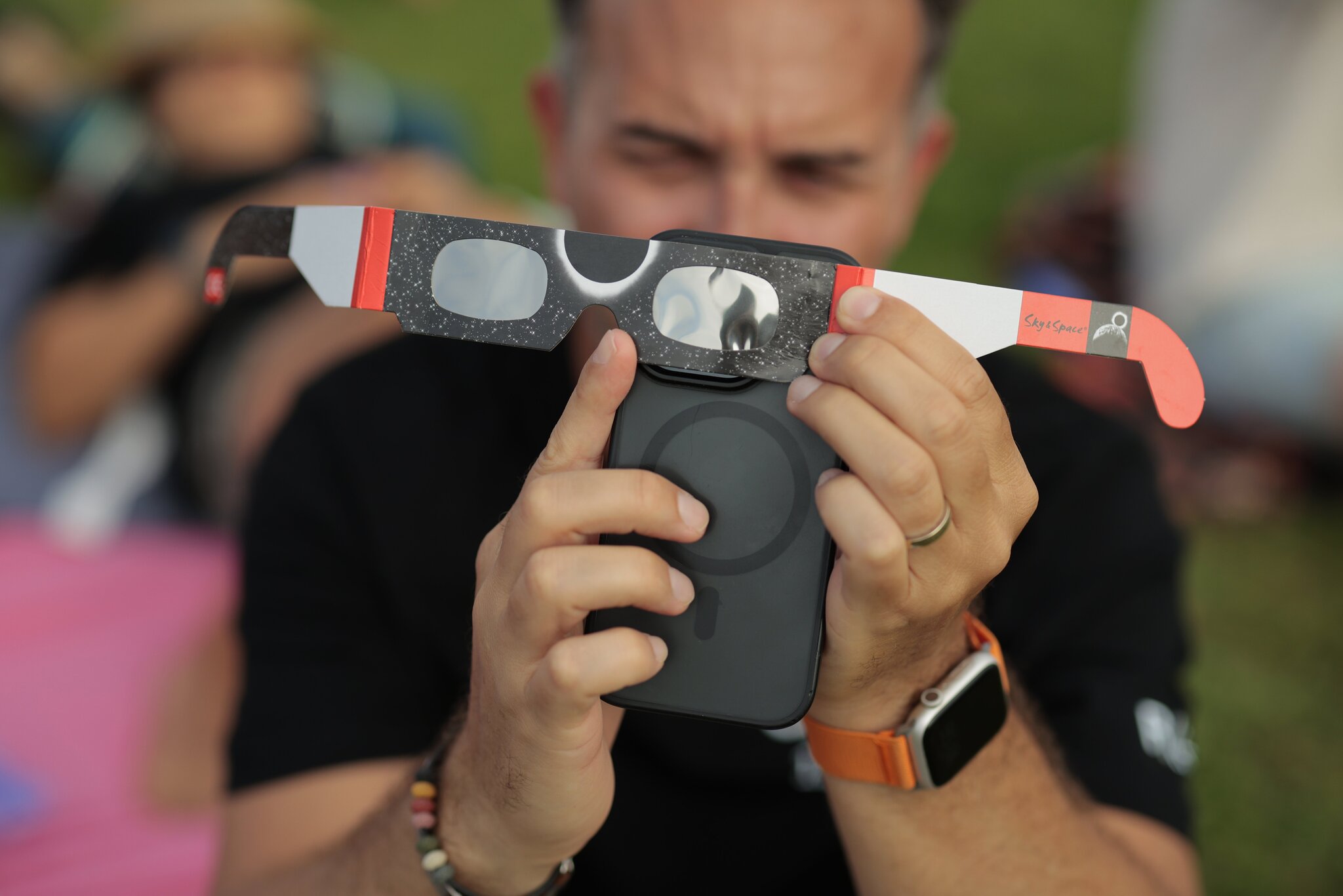 Photos, memes, and conspiracies out of the 2026 solar eclipse