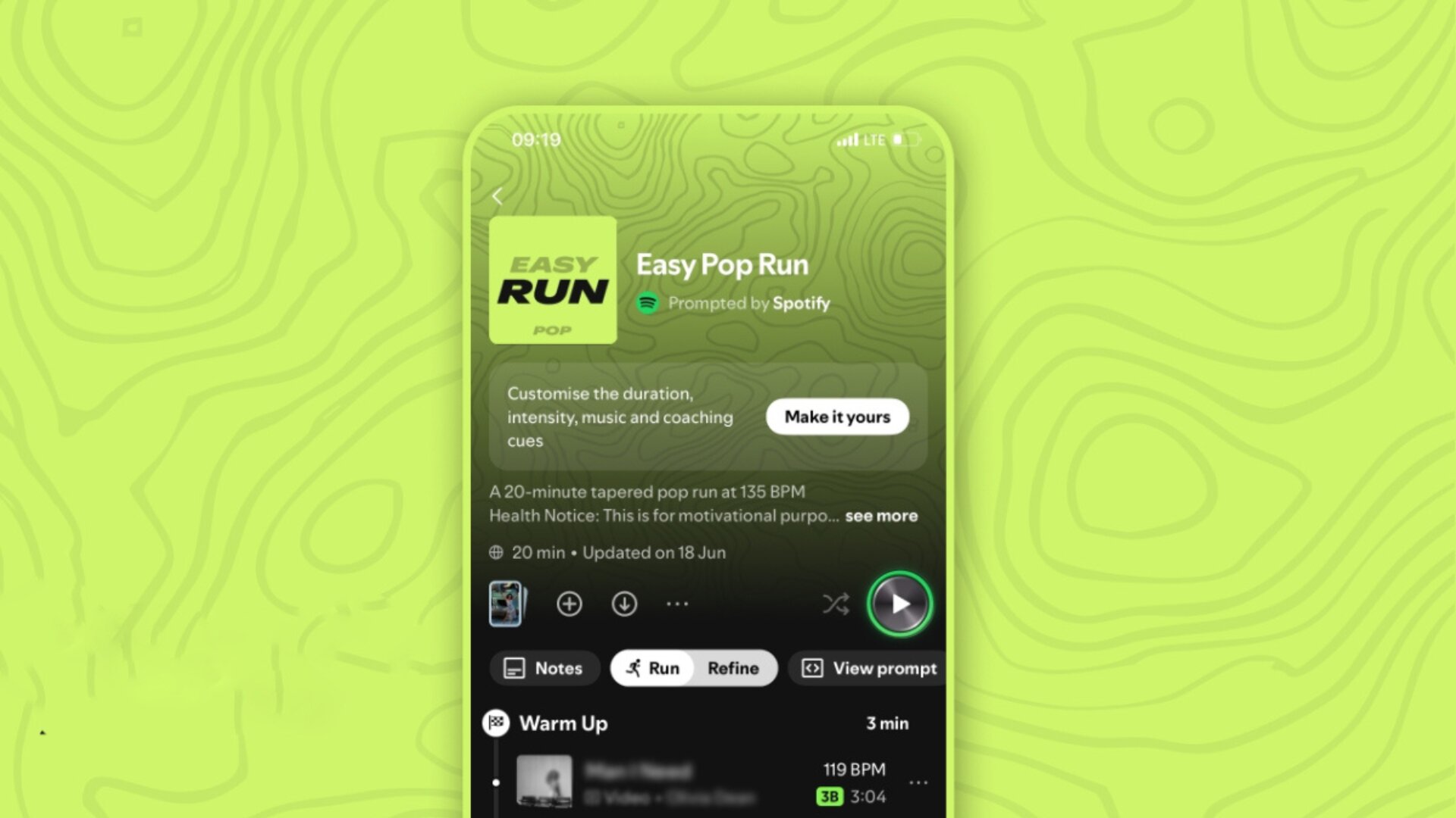 Keep up the pace with Spotifys Running Mode, now creating custom running playlists