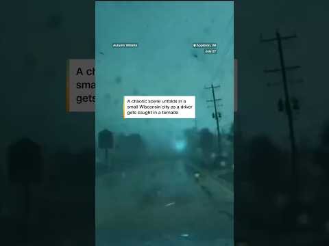 Driver caught in Wisconsin tornado