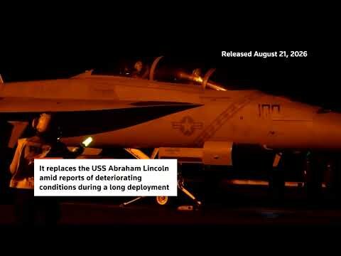 US Navy releases footage of USS George Washington