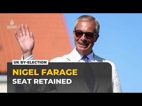 UK snap by-election: Nigel Farage retains his parliamentary seat