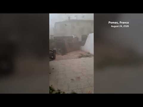 Tornado rips through village in southwestern France