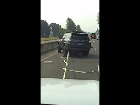 Police use grappler to stop car chase