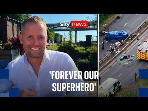 Families pay emotional tributes to officers killed after police chase