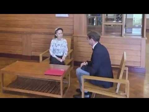 Myanmar's Suu Kyi meets Red Cross