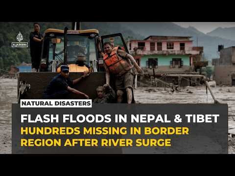 At least 160 killed, hundreds missing, as flash flood hits Nepal and Tibet