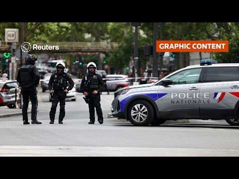 Paris knife attacker subdued