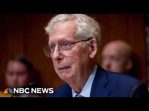 Sen. Mitch McConnell says he's out of rehab and recovering at home