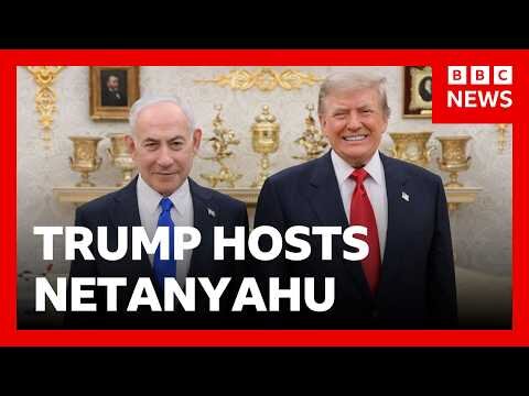 US President Donald Trump hosts Israeli Prime Minister Benjamin Netanyahu at White House