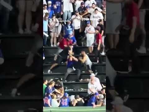 Brawl ERUPTS during Cubs-White Sox game at Wrigley Field #shorts #foxnews #news #us