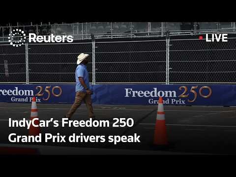 IndyCar's Freedom 250 Grand Prix drivers speak to press