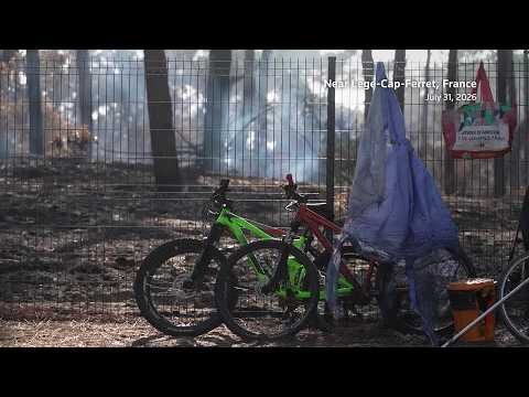 Wildfires threaten France's camping tradition