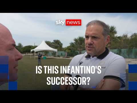 Sky News speaks to the man tipped to replace underfire FIFA boss Gianni Infantino