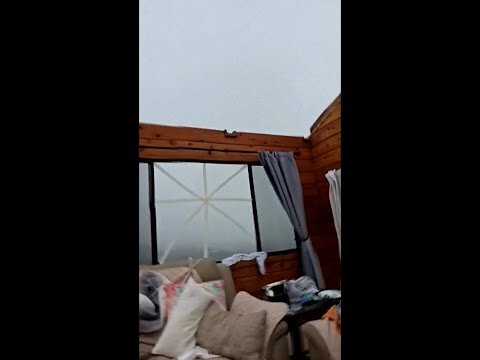 Strong storm rips roof off of home in Hawaii