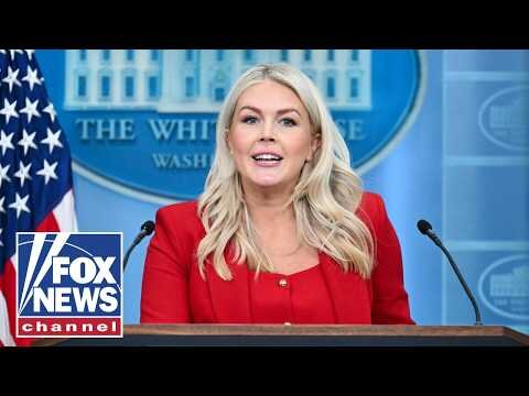 LEAVITT LEAVING: Trump says Karoline Leavitt stepping down as WH press secretary
