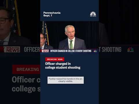 Officer charged in shooting death of college student