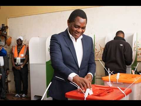 Hichilema wins second term as president of copper-rich Zambia