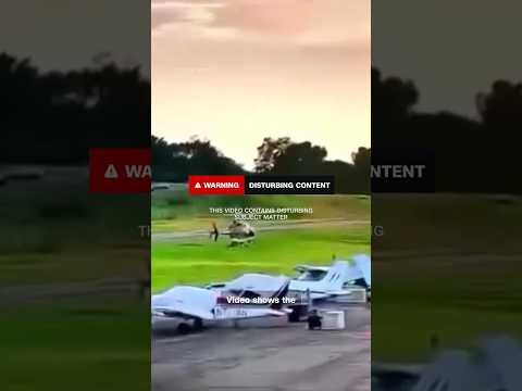 Security camera footage shows moment of fatal plane crash in Pennsylvania