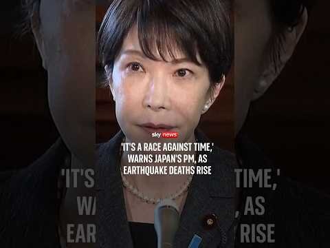 It's a race against time,' warns Japan's PM, as earthquake deaths rise