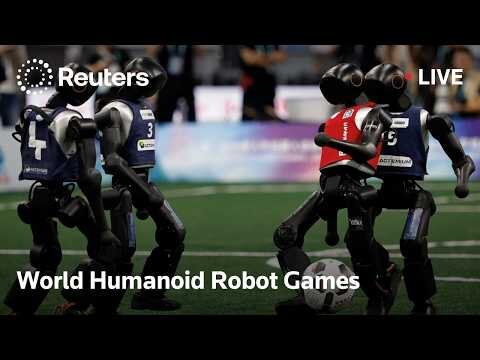 Robots compete in the World Humanoid Robot Games