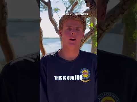 Teen lifeguard speaks out after VIRAL ocean rescue #foxnews #news #shorts #ocean #rescue