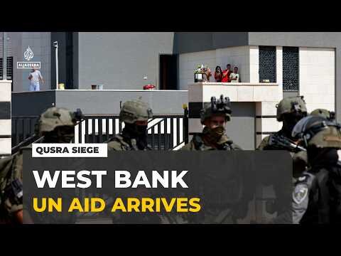 UN delivers aid to families under Israeli settler siege in occupied West Bank