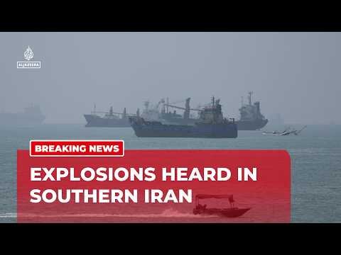 Explosions heard in southern Iran