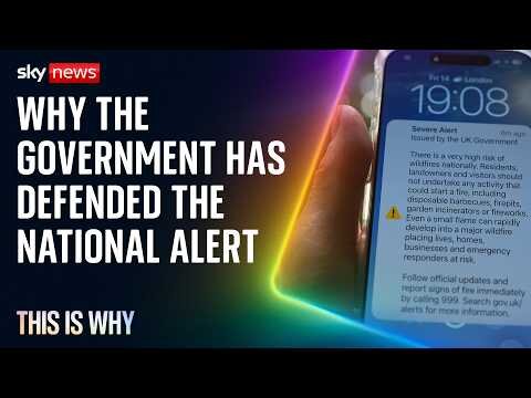 The Government's defence of the national emergency alert. This is Why