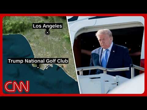 Armed man arrested at LA golf course Trump was headed to