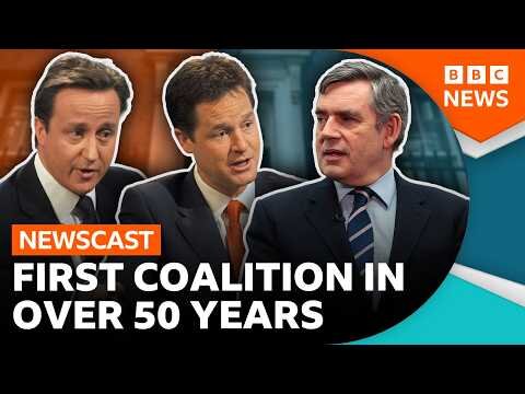 The 2010 coalition talks Old Newscast: who would form the government?