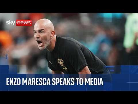 Man City boss Enzo Maresca looks ahead to Community Shield clash with Arsenal