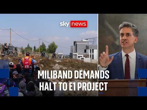 Israel dismisses Ed Miliband's West Bank settlement warning as 'colonial attitude