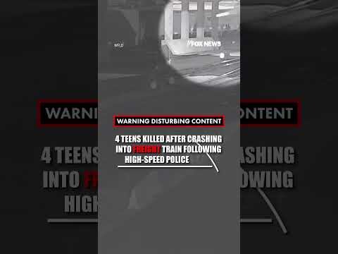 Teens killed after crashing into freight train #foxnews #news #us #fox
