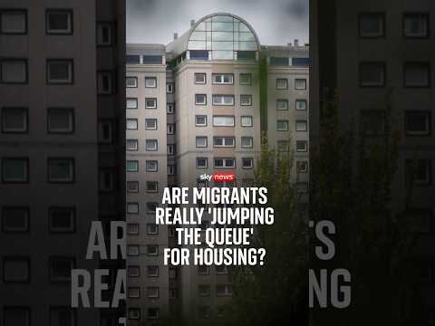 Are migrants really 'jumping the queue' for housing?