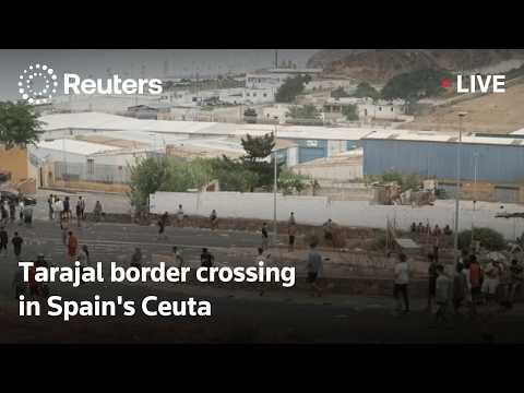 Tarajal border crossing in Spain's Ceuta