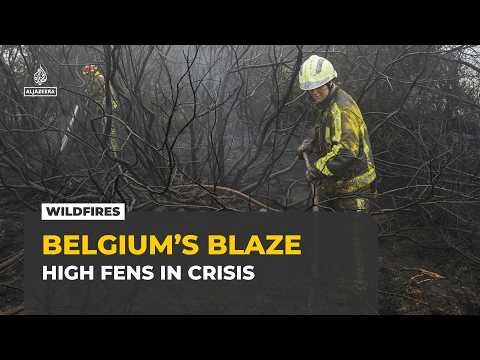 Belgium’s High Fens blaze shows risks of peat and climate conditions