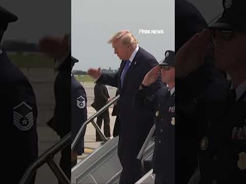 NEW: Trump departs AF1 without stopping for questions #foxnews #news #us #fox