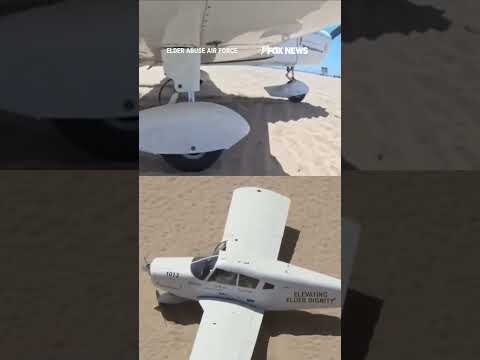 Small plane makes EMERGENCY landing on CROWDED beach #shorts #us #news #foxnews