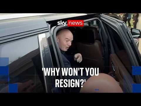 Why won't you resign?': Infantino dodges questions from Sky News