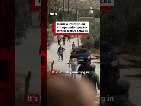 Inside a Palestinian village under weekly Israeli settler attacks. #WestBank #Israeli #BBCNews