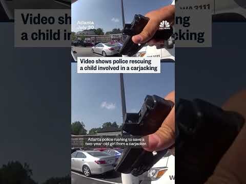 Video shows police rescuing child involved in carjacking