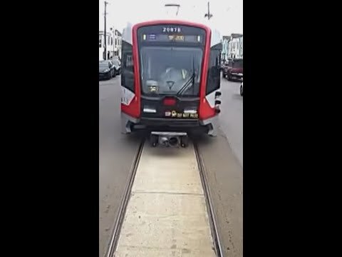 Train operator appears to nod off before crash