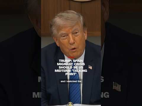 Trump: Spain migrant crisis should be US midterm 'talking point