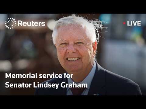 Memorial service for Sen. Lindsey Graham at US Capitol