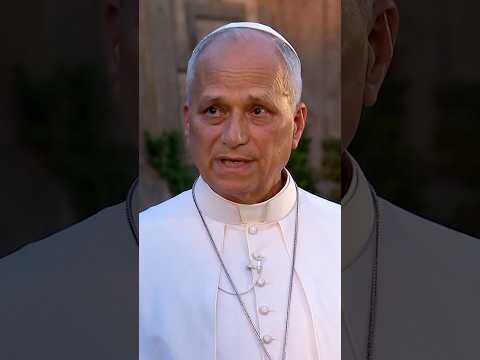 Pope Leo XIV reflects on being the first American pope