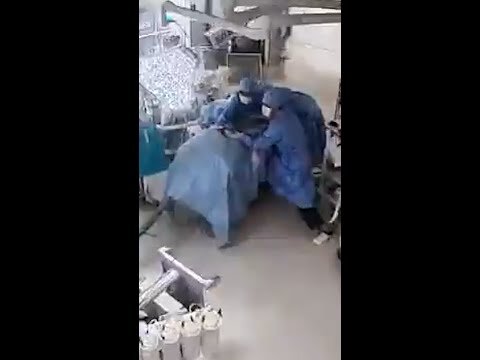 Earthquake shakes operating room in Japan hospital
